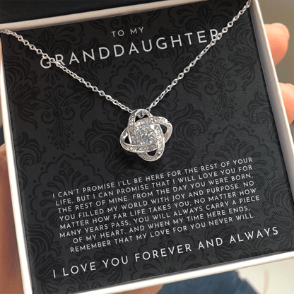 To My Granddaughter (I Can Promise That I Will Love You)