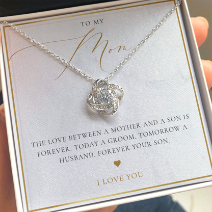 Mother Of The Groom From Son Necklace | The Love Between Marble & Gold