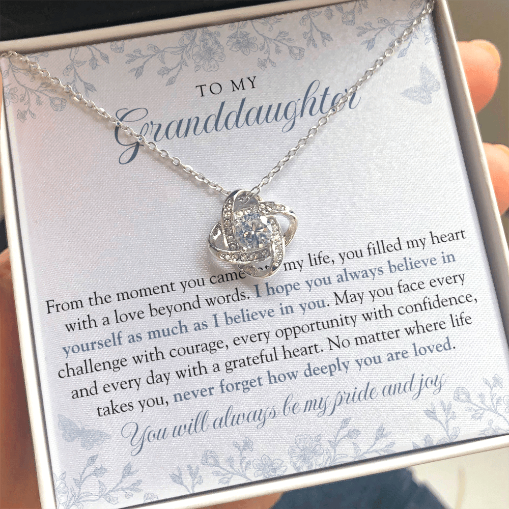 To My Granddaughter | Always Believe Blue Chinoiserie