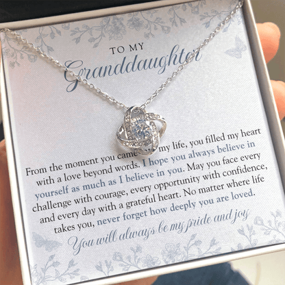 To My Granddaughter | Always Believe Blue Chinoiserie