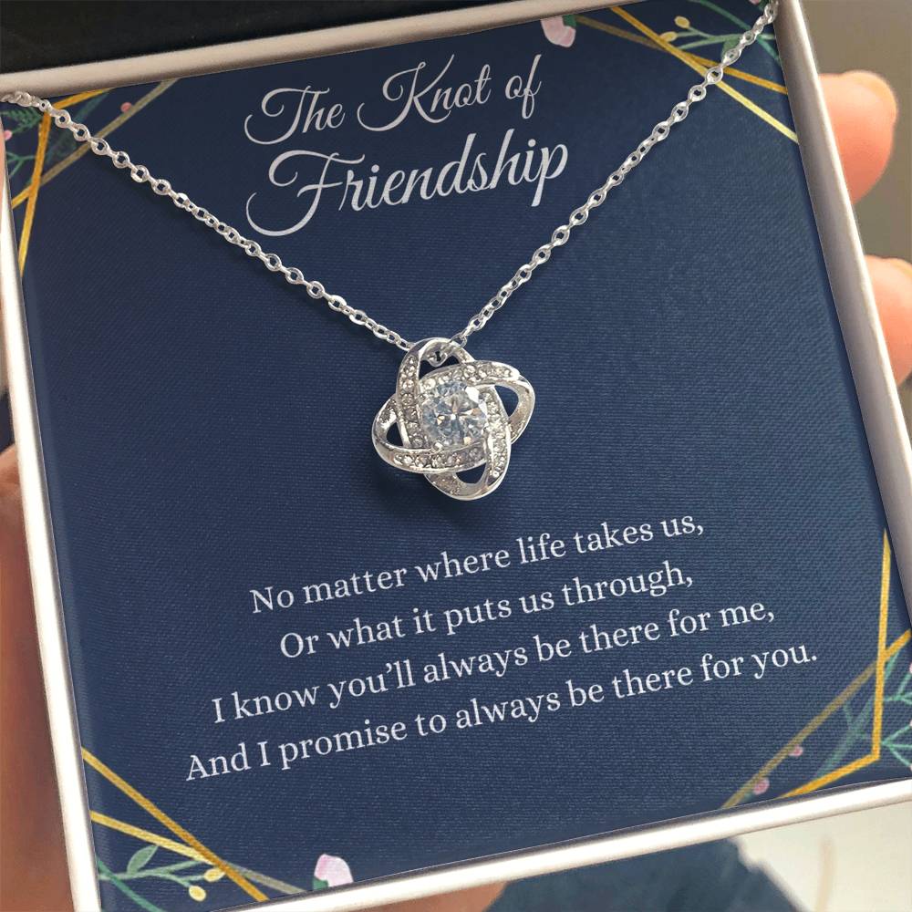 Best Friend Necklace - The Knot Of Friendship