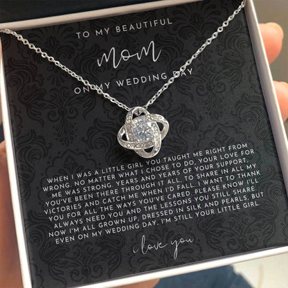 To My Mom On My Wedding Day Necklace