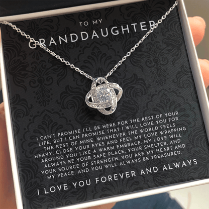To My Granddaughter Necklace