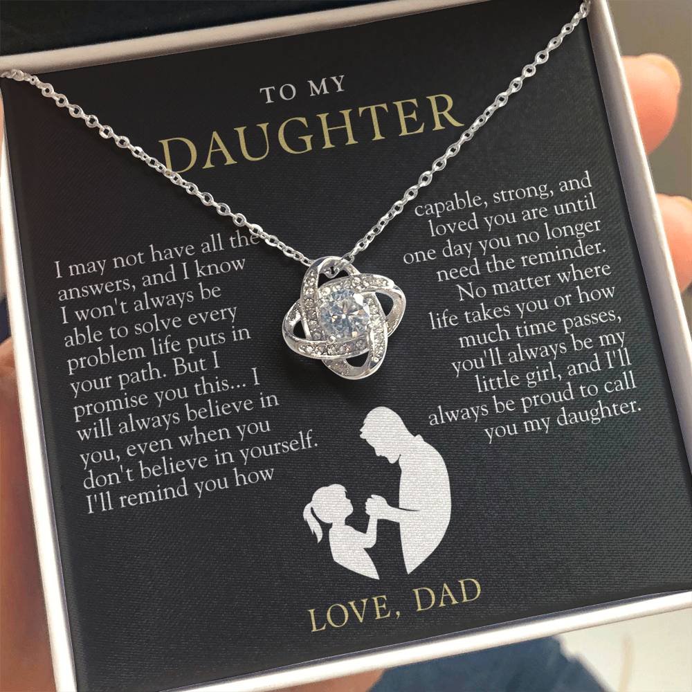 To My Daughter From Dad | Always Proud Black & Gold