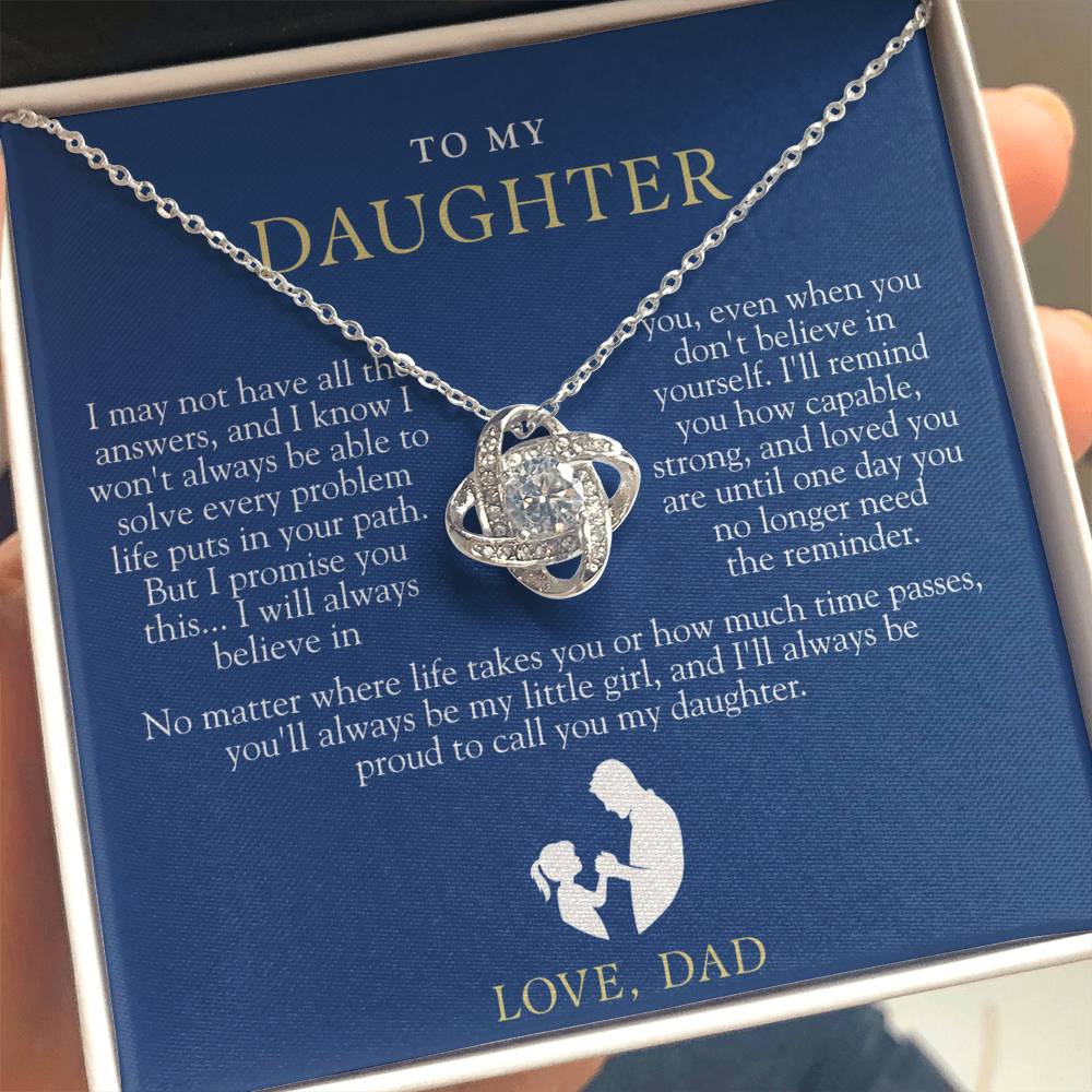 To My Daughter From Dad | Always Proud Navy & Gold