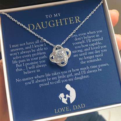 To My Daughter From Dad | Always Proud Navy & Gold