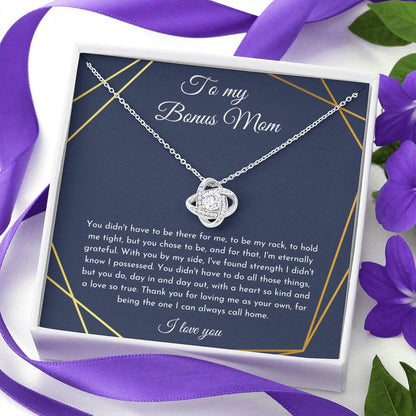 To My Bonus Mom Necklace, Step Mom Gift