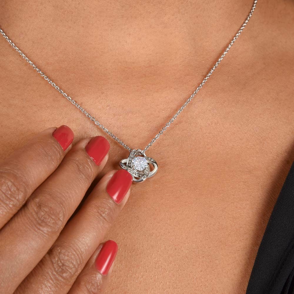 To My Mother In Law - Love Knot Necklace