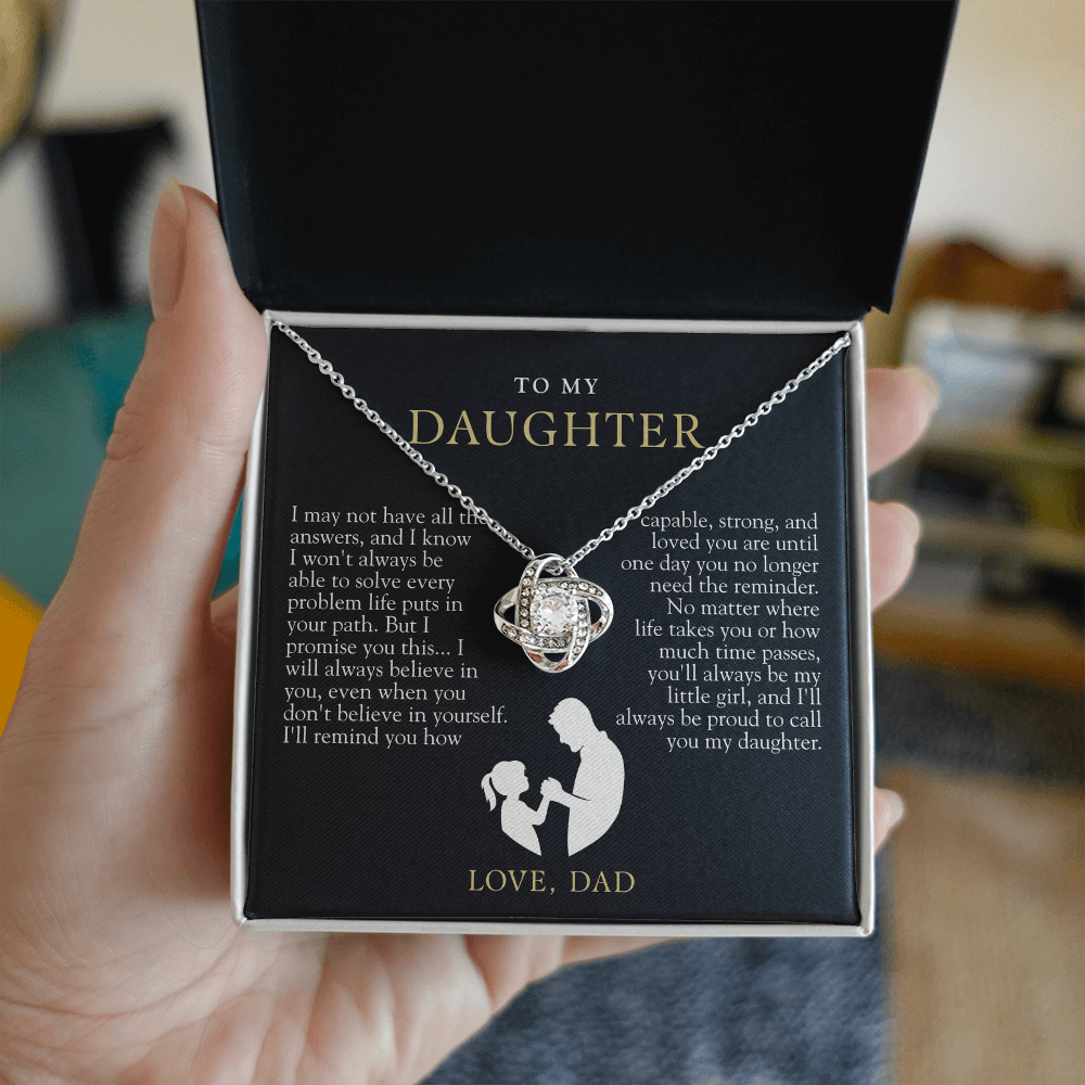 To My Daughter From Dad | Always Proud Black & Gold