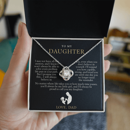 To My Daughter from Dad | Always Proud Black & Gold
