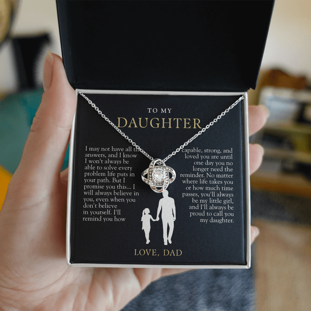 To My Daughter | Always Proud Black & Gold