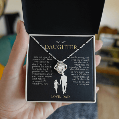 To My Daughter | Always Proud Black & Gold