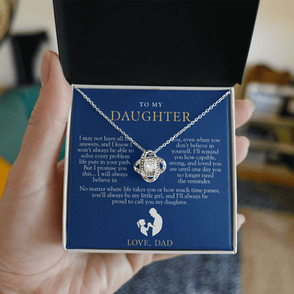To My Daughter From Dad | Always Proud Navy & Gold