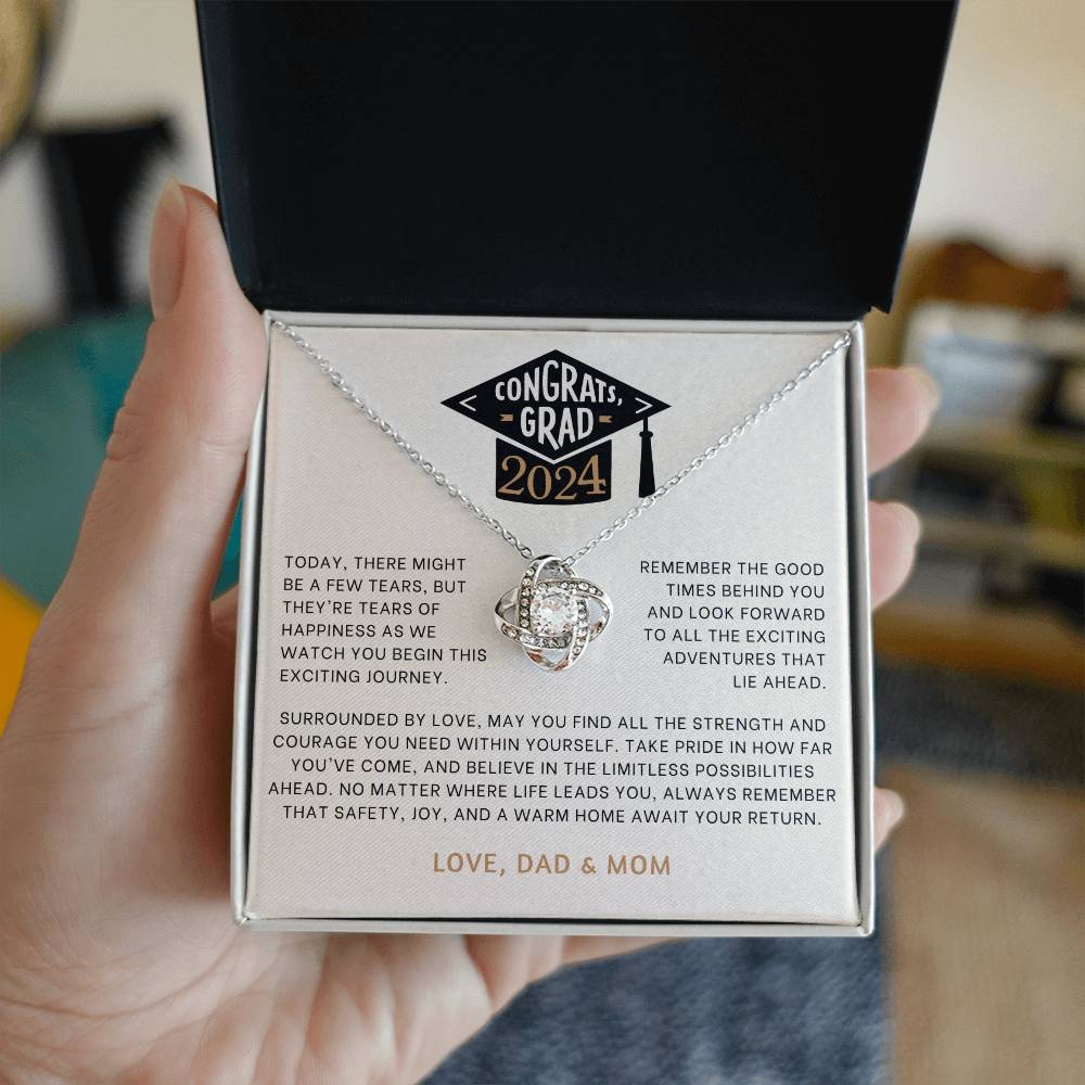 Modern Cap Graduation Necklace