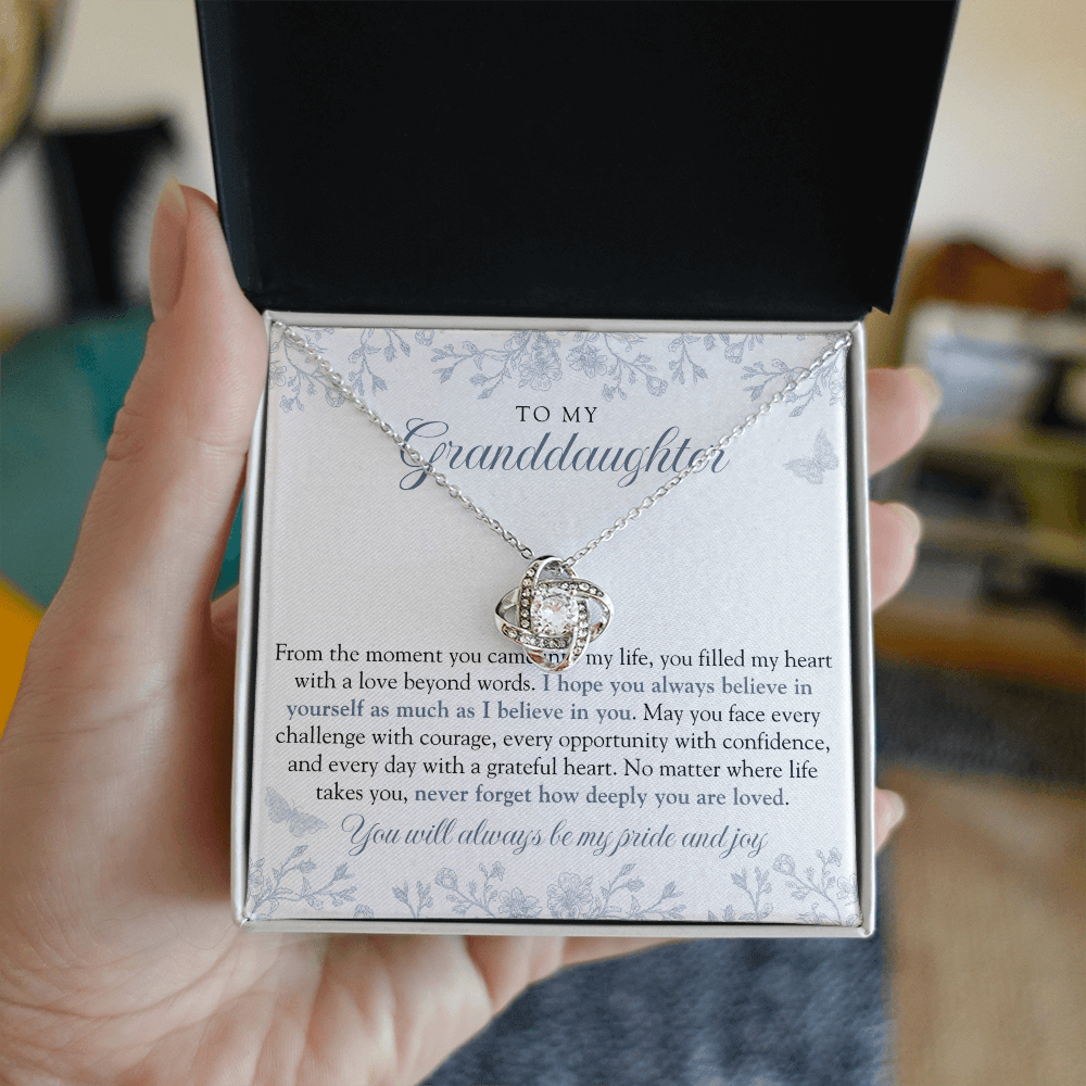 To My Granddaughter | Always Believe Blue Chinoiserie
