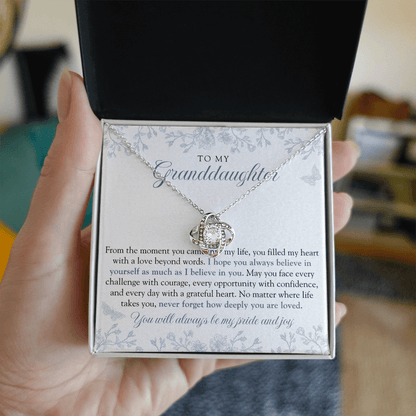 To My Granddaughter | Always Believe Blue Chinoiserie
