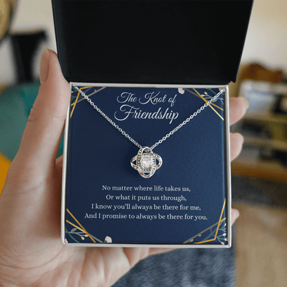 Best Friend Necklace - The Knot Of Friendship