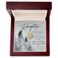 To My Daughter (There Will Come A Day) Love Knot Necklace