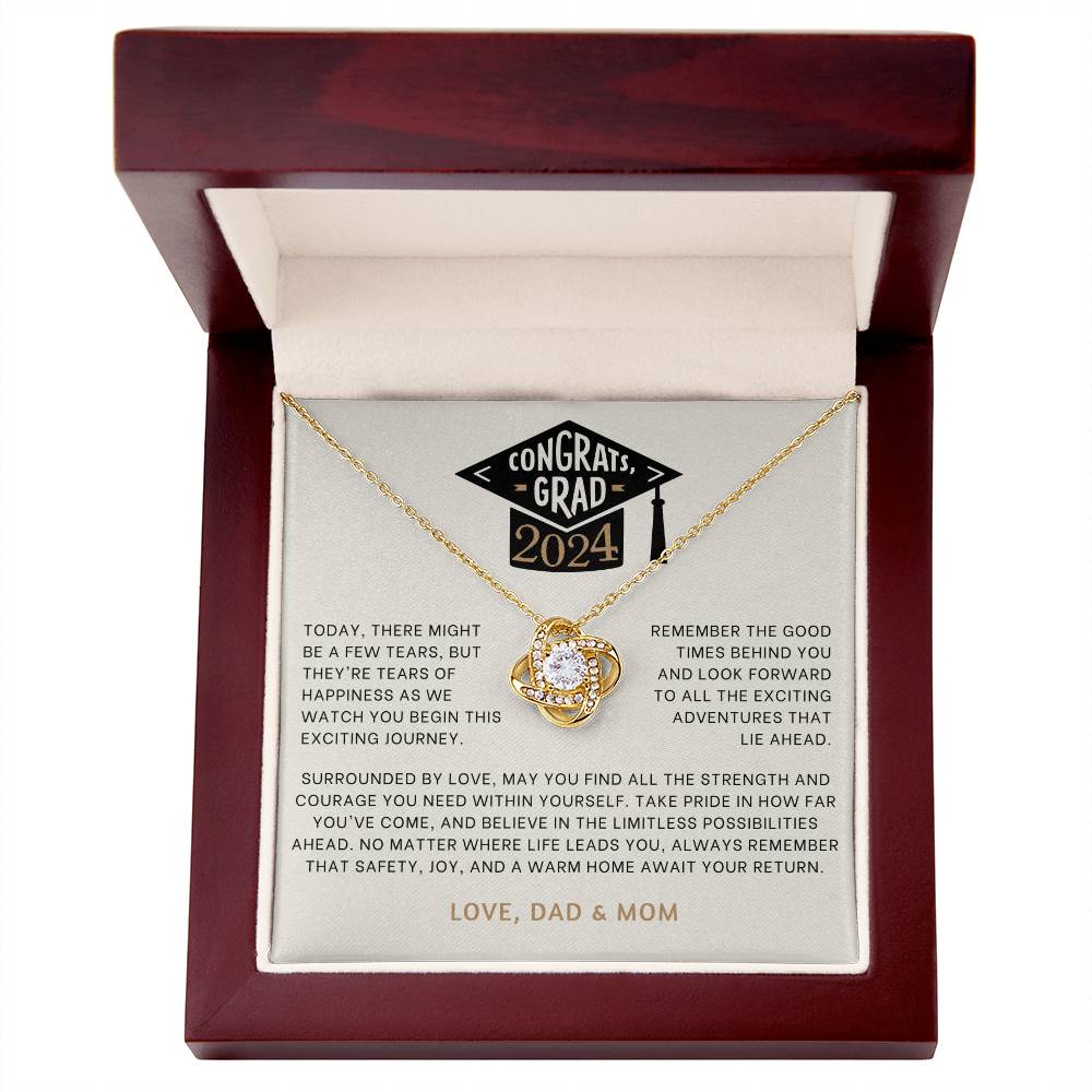 Modern Cap Graduation Necklace