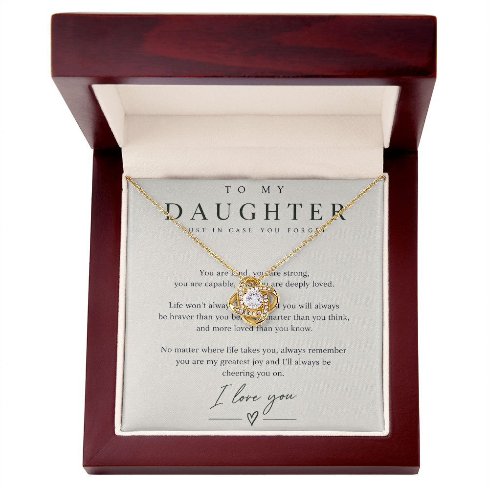 To My Daughter (Just In Case You Forget)