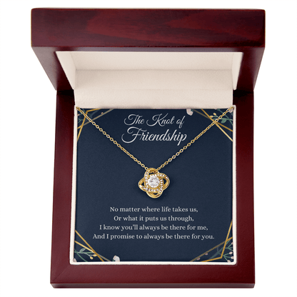 Best Friend Necklace - The Knot Of Friendship
