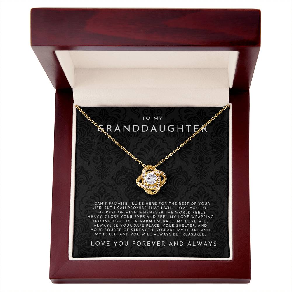 To My Granddaughter Necklace