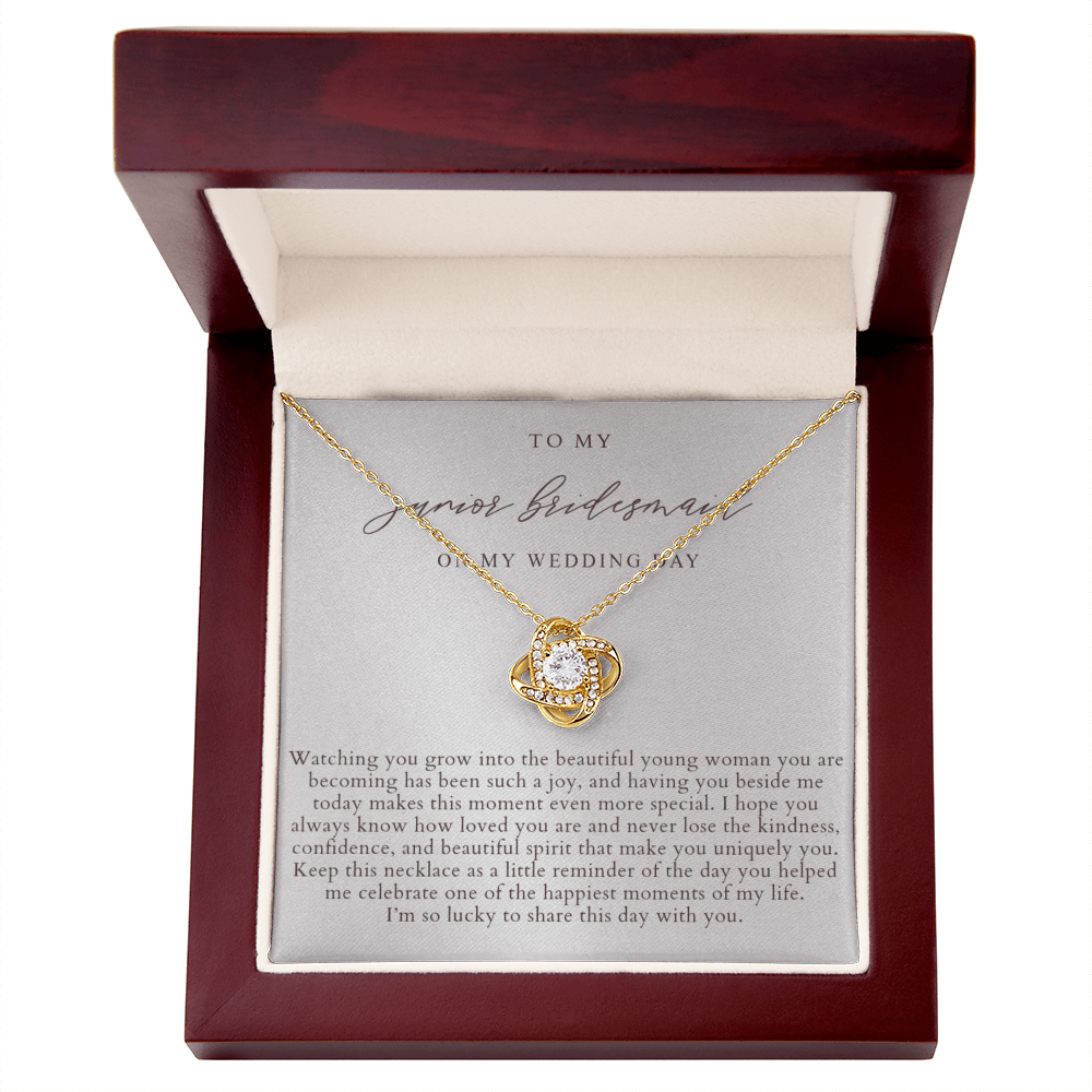 Junior Bridesmaid Necklace | Elegant Pearlescence