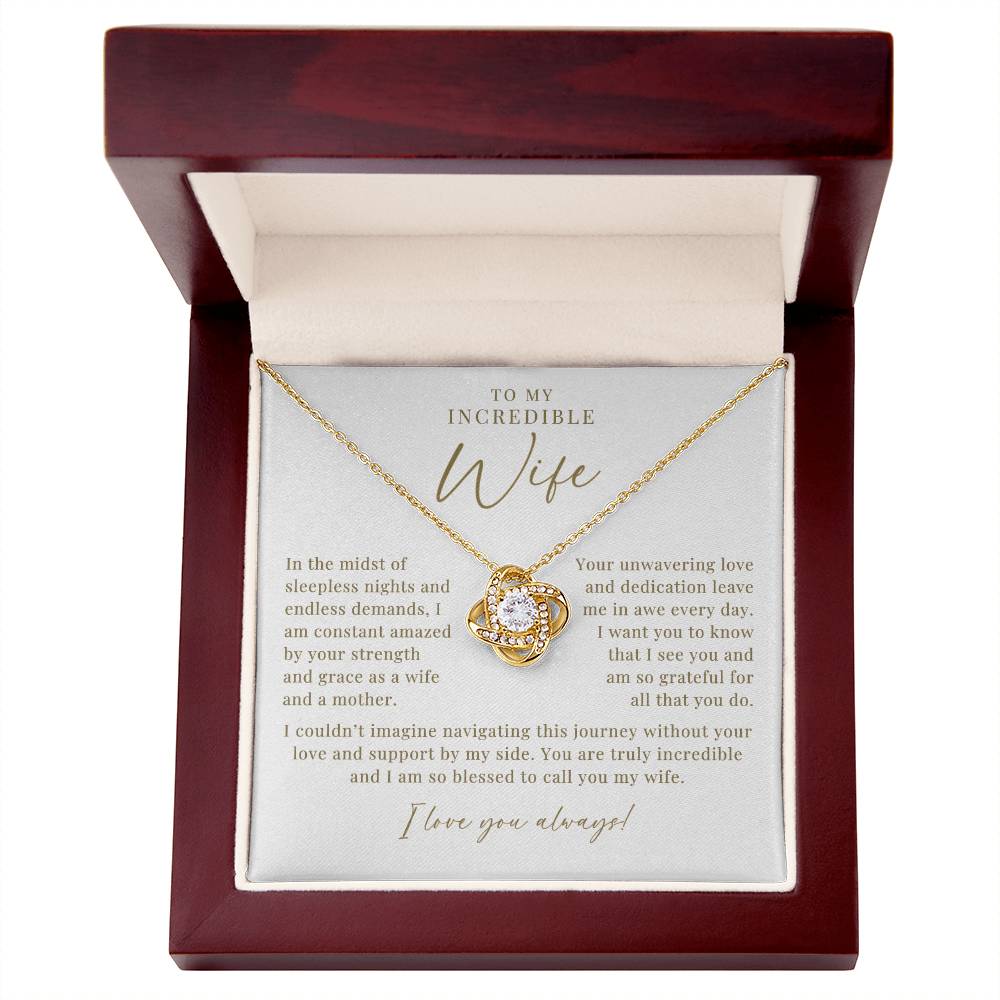 Incredible Wife and Mother Necklace