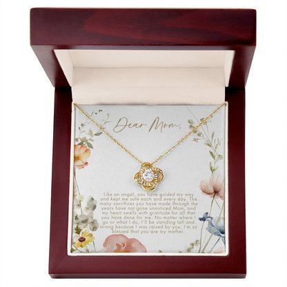 Like an Angel Floral Mom Necklace