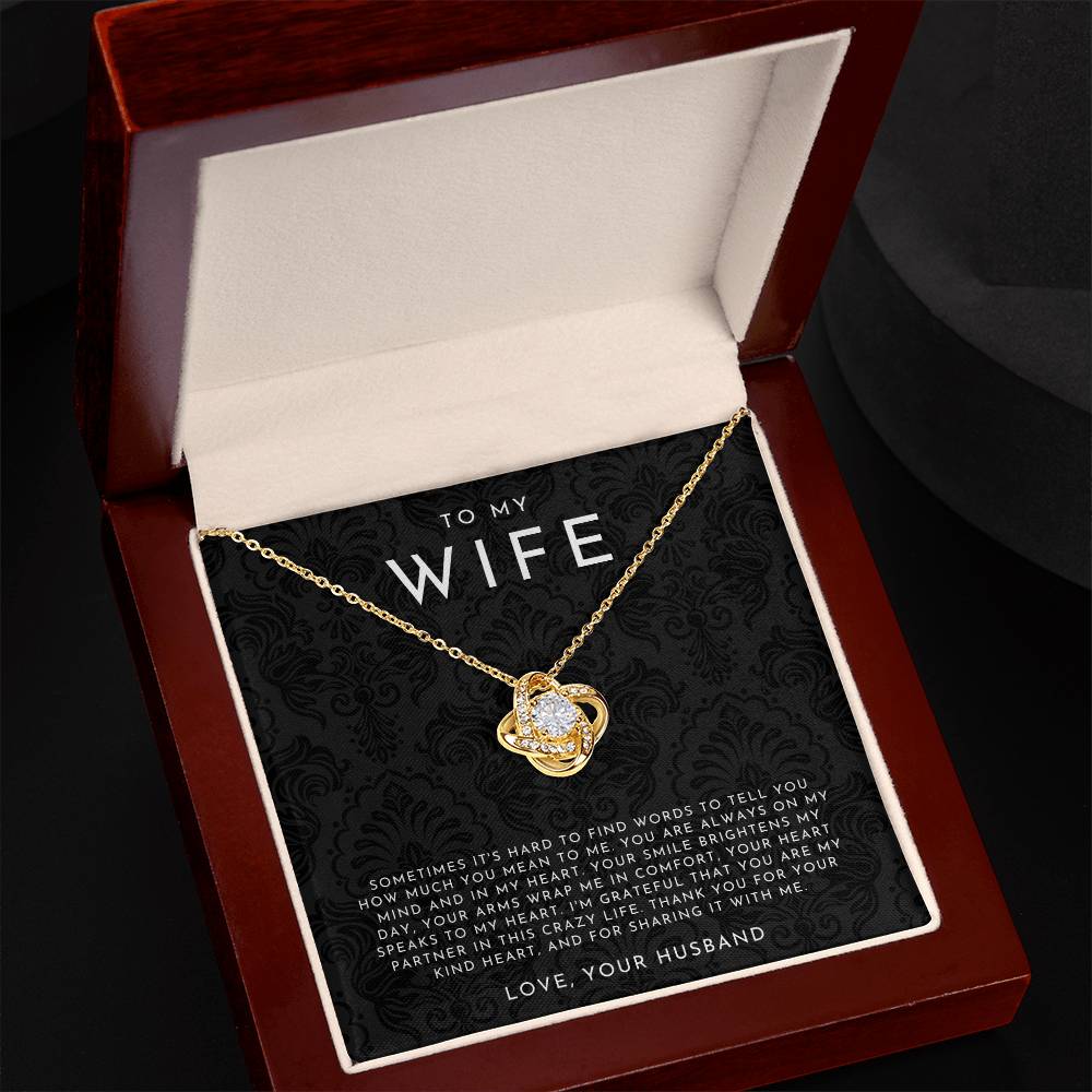 Wife Love Knot Necklace