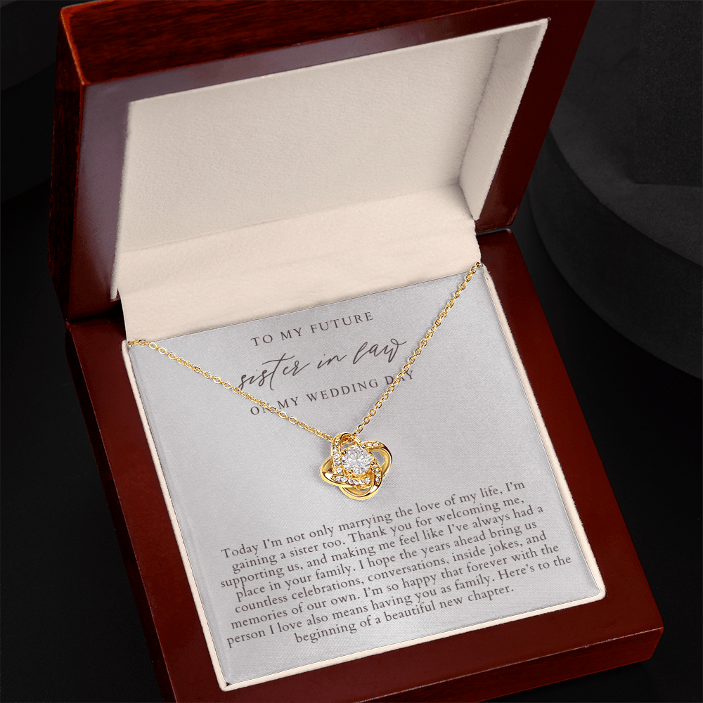 Future Sister In Law Necklace | Elegant Pearlescence