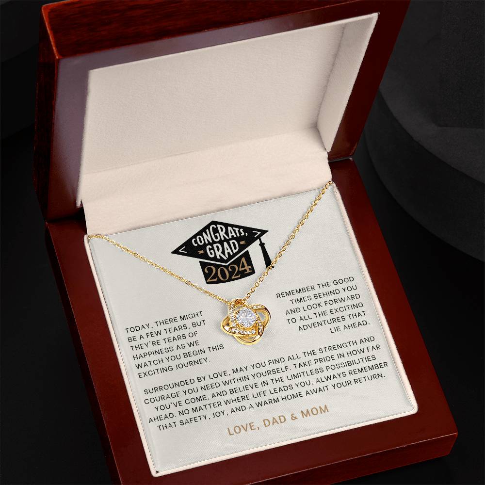 Modern Cap Graduation Necklace