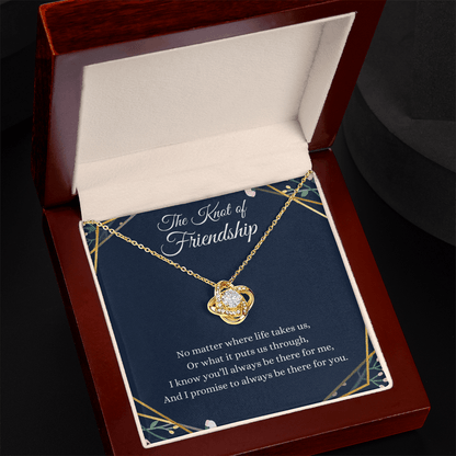 Best Friend Necklace - The Knot Of Friendship