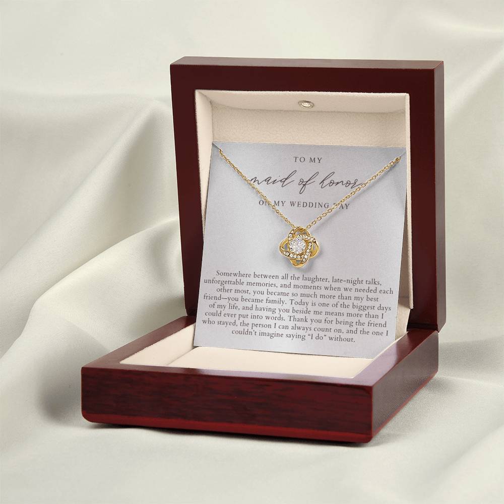 Maid of Honor Necklace | Elegant Pearlescence