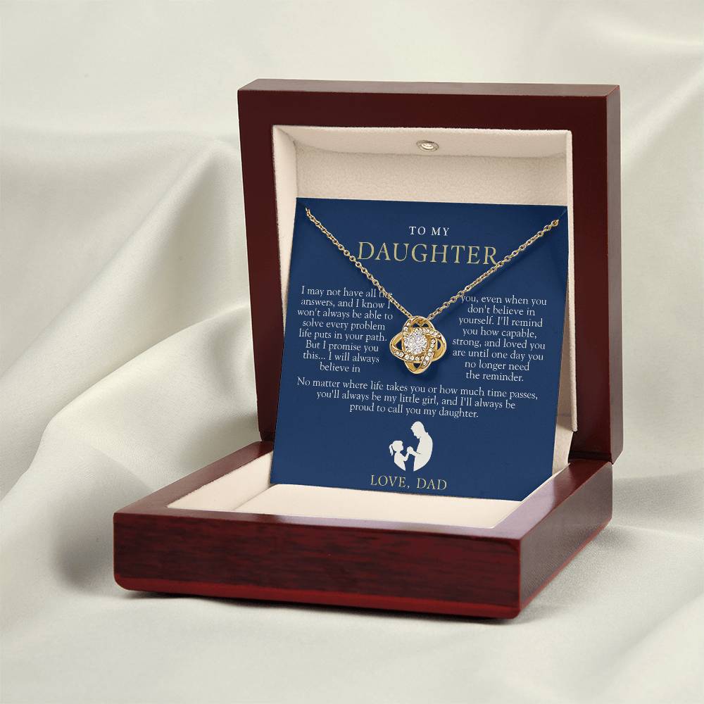 To My Daughter From Dad | Always Proud Navy & Gold