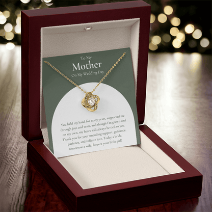 Mother Of The Bride Gift - Love Knot Necklace