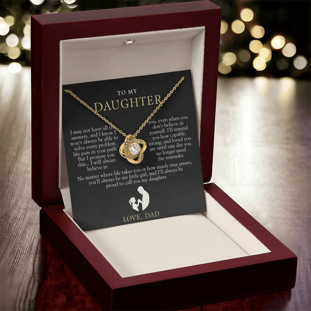 To My Daughter from Dad | Always Proud Black & Gold