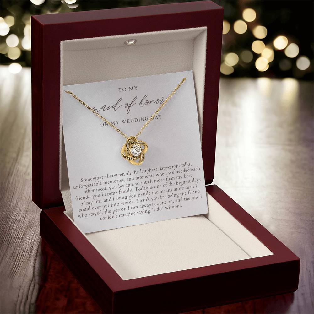 Maid of Honor Necklace | Elegant Pearlescence