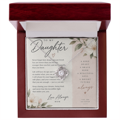 To My Daughter Gift (Never Forget) From Mom