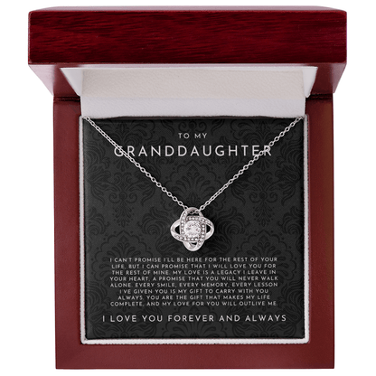 To My Granddaughter Necklace