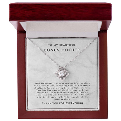 Bonus Mother Wedding Gift Love Knot