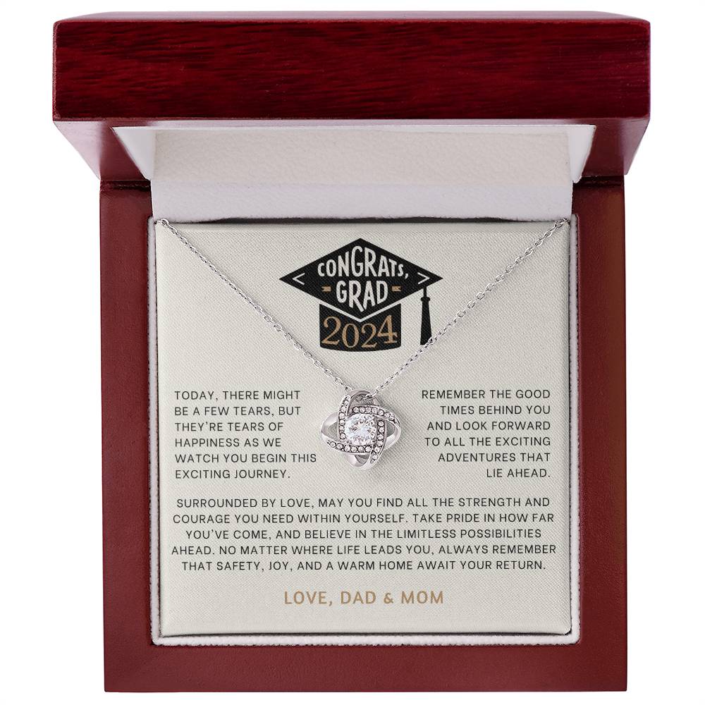 Modern Cap Graduation Necklace