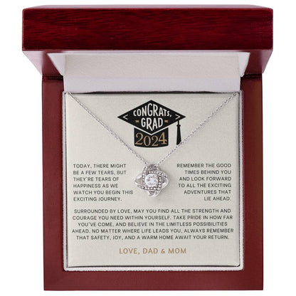 Modern Cap Graduation Necklace