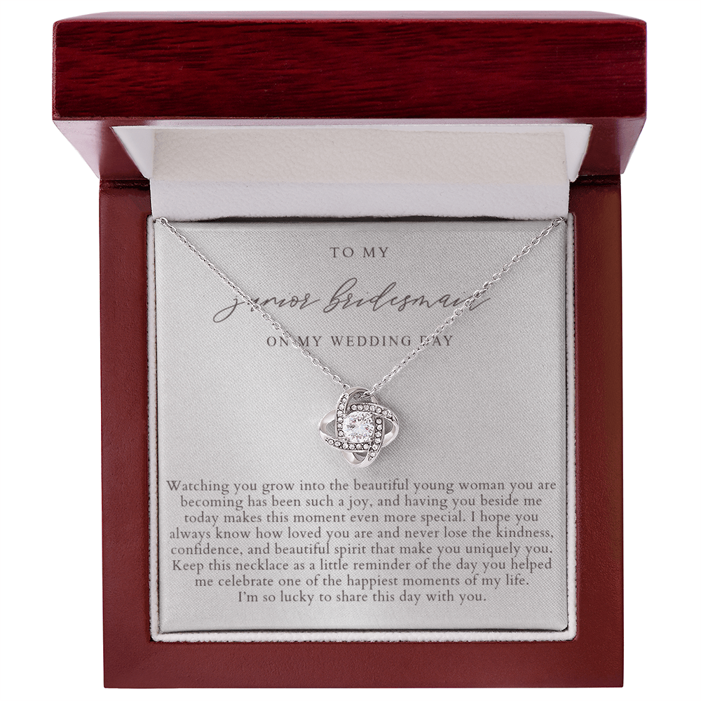 Junior Bridesmaid Necklace | Elegant Pearlescence