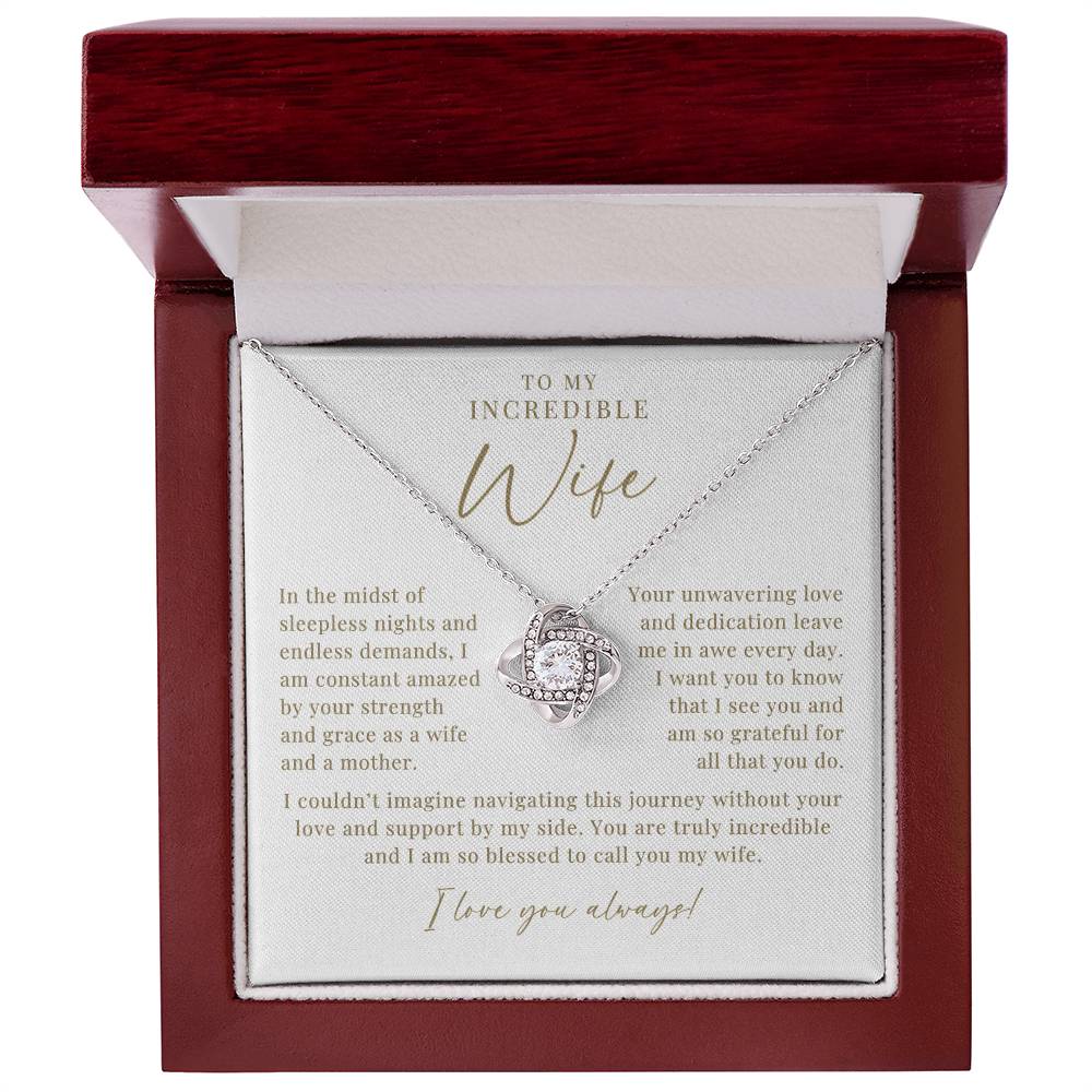 Incredible Wife and Mother Necklace