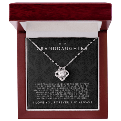 To My Granddaughter Necklace