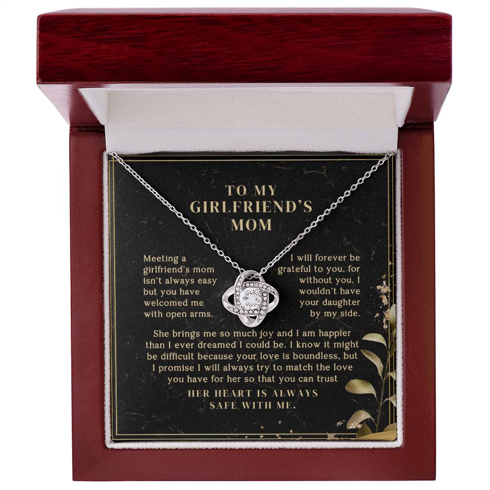 Gold Leaf Girlfriend's Mom Necklace