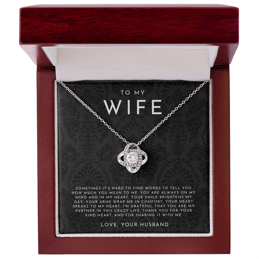 Wife Love Knot Necklace