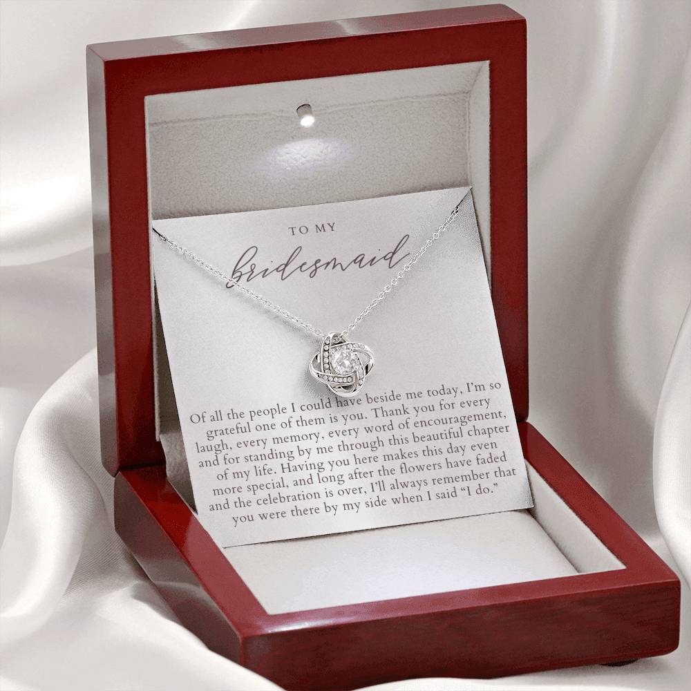 Bridesmaid Necklace |  Elegant Pearlescence