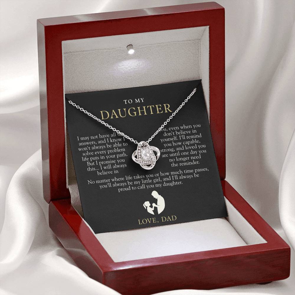 To My Daughter from Dad | Always Proud Black & Gold